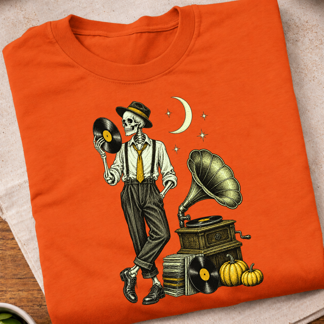 Skeleton Vinyl T-Shirt