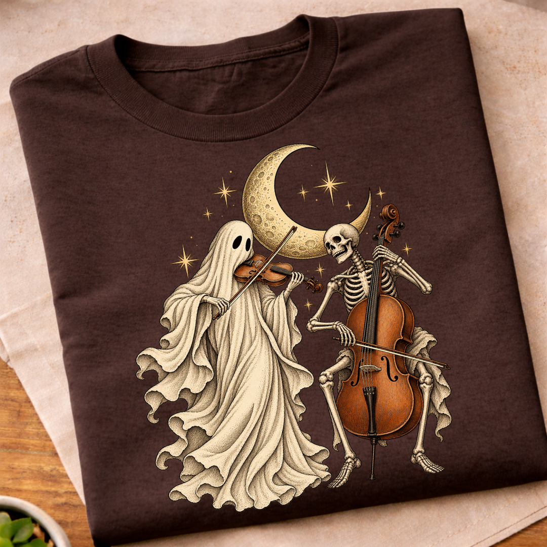 Ghost & Skeleton Duet T-Shirt