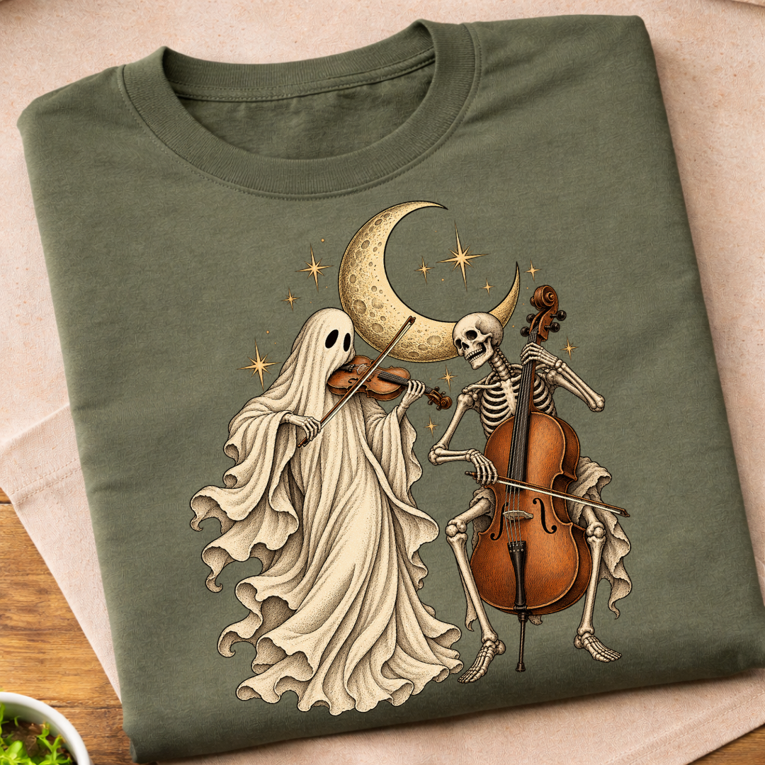 Ghost & Skeleton Duet T-Shirt