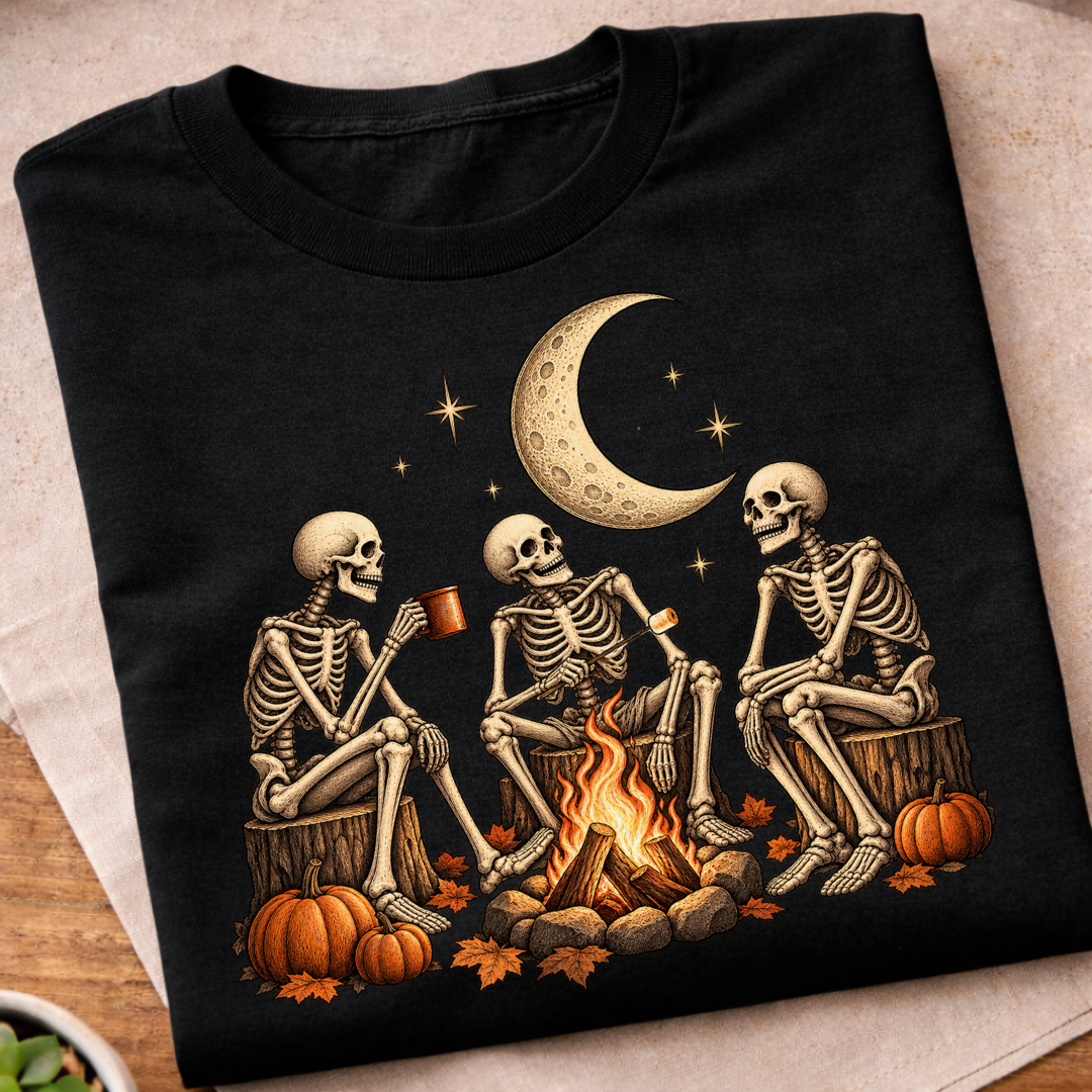 Skeletons Campfire T-Shirt