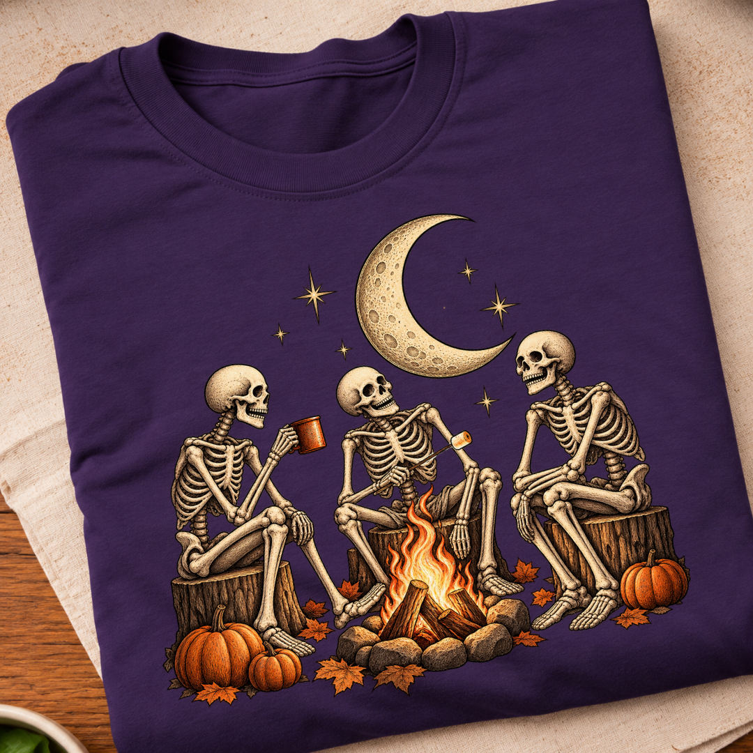 Skeletons Campfire T-Shirt