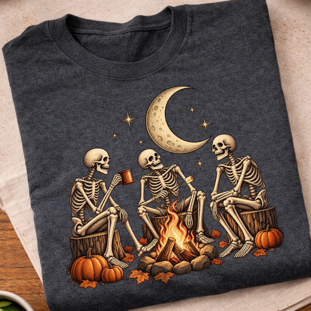 Skeletons Campfire T-Shirt