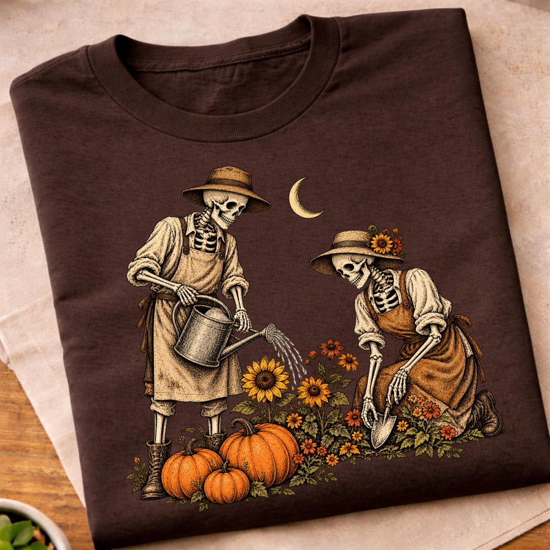 Gardening Skeletons T-Shirt