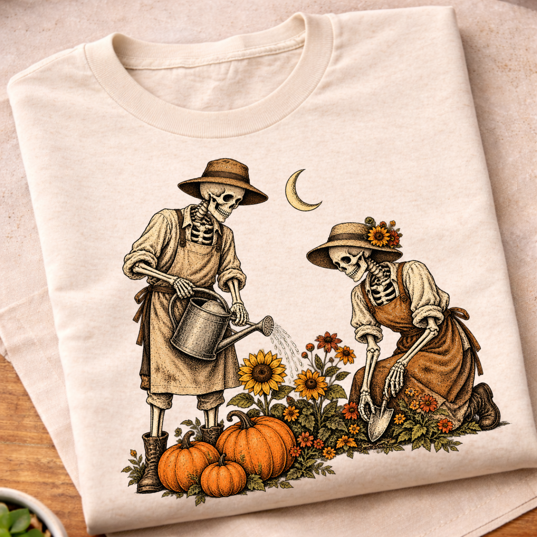 Gardening Skeletons T-Shirt
