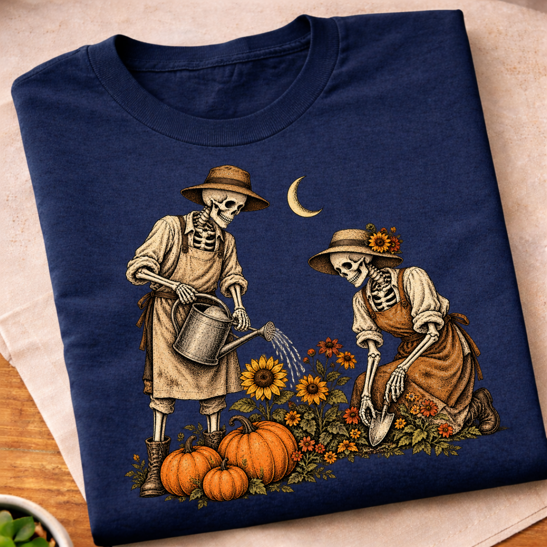 Gardening Skeletons T-Shirt