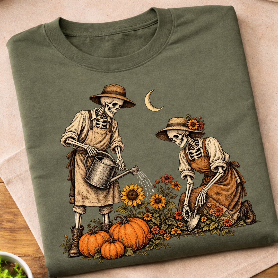 Gardening Skeletons T-Shirt