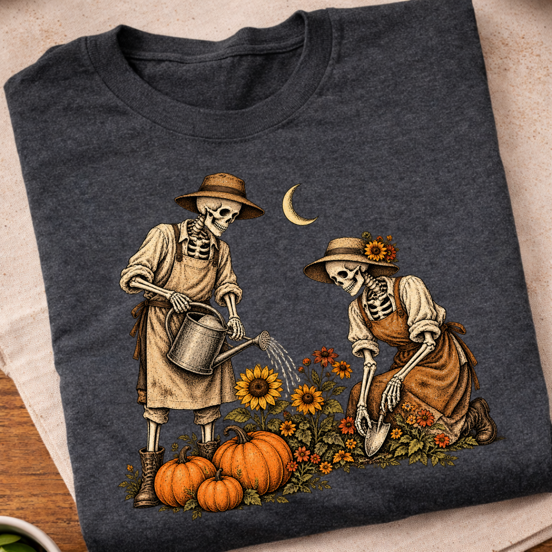 Gardening Skeletons T-Shirt