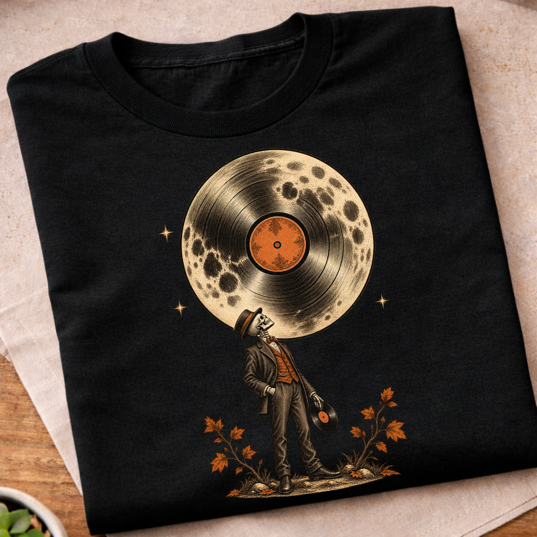 Vinyl Moon T-Shirt