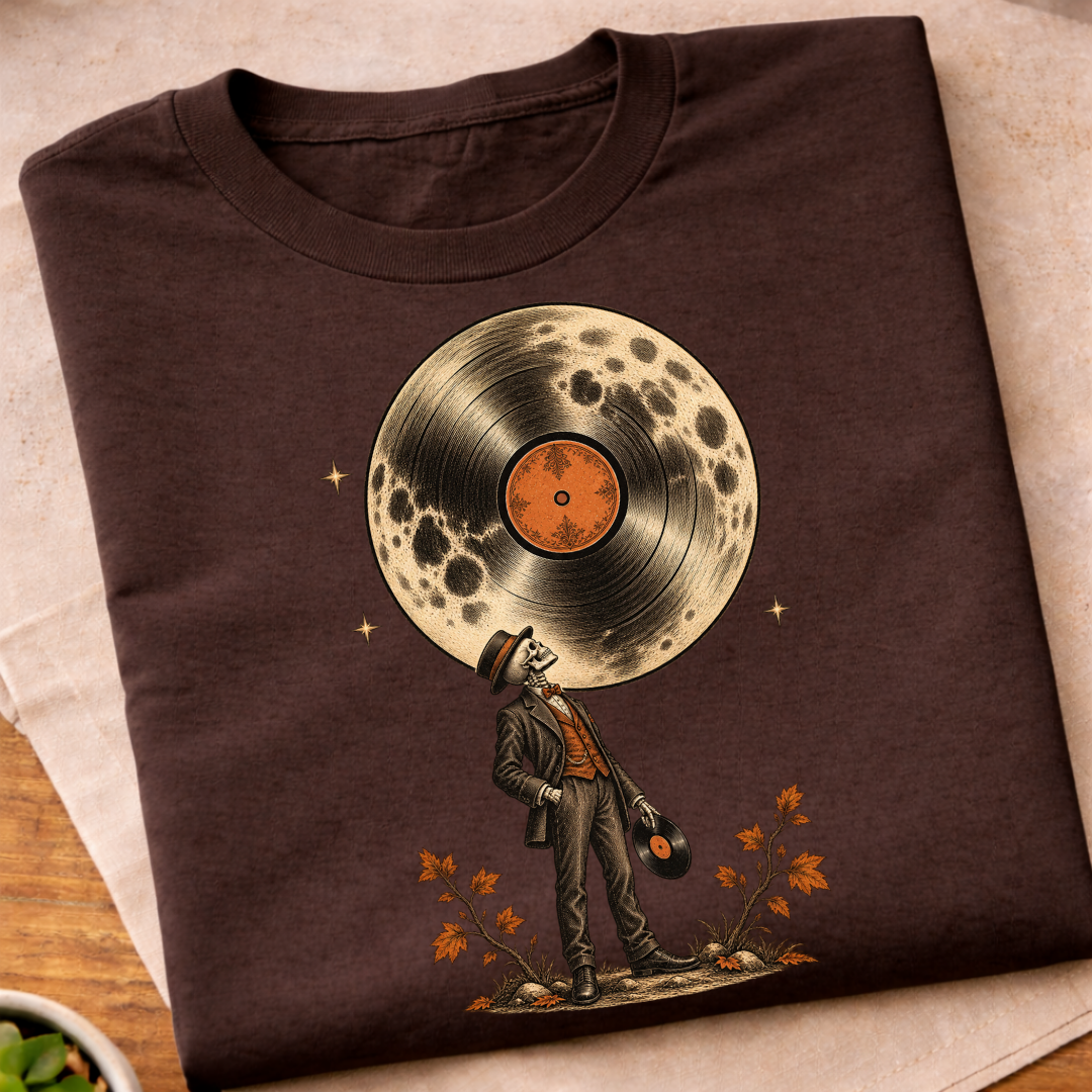 Vinyl Moon T-Shirt