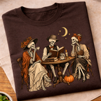 Book Club Skeleton T-Shirt