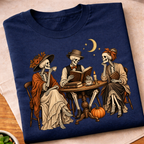 Book Club Skeleton T-Shirt