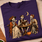 Book Club Skeleton T-Shirt