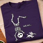 Dancing Skeleton Dog Humorous T-Shirt