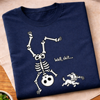 Dancing Skeleton Dog Humorous T-Shirt