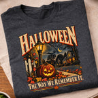 Halloween Porch Pumpkin T-Shirt