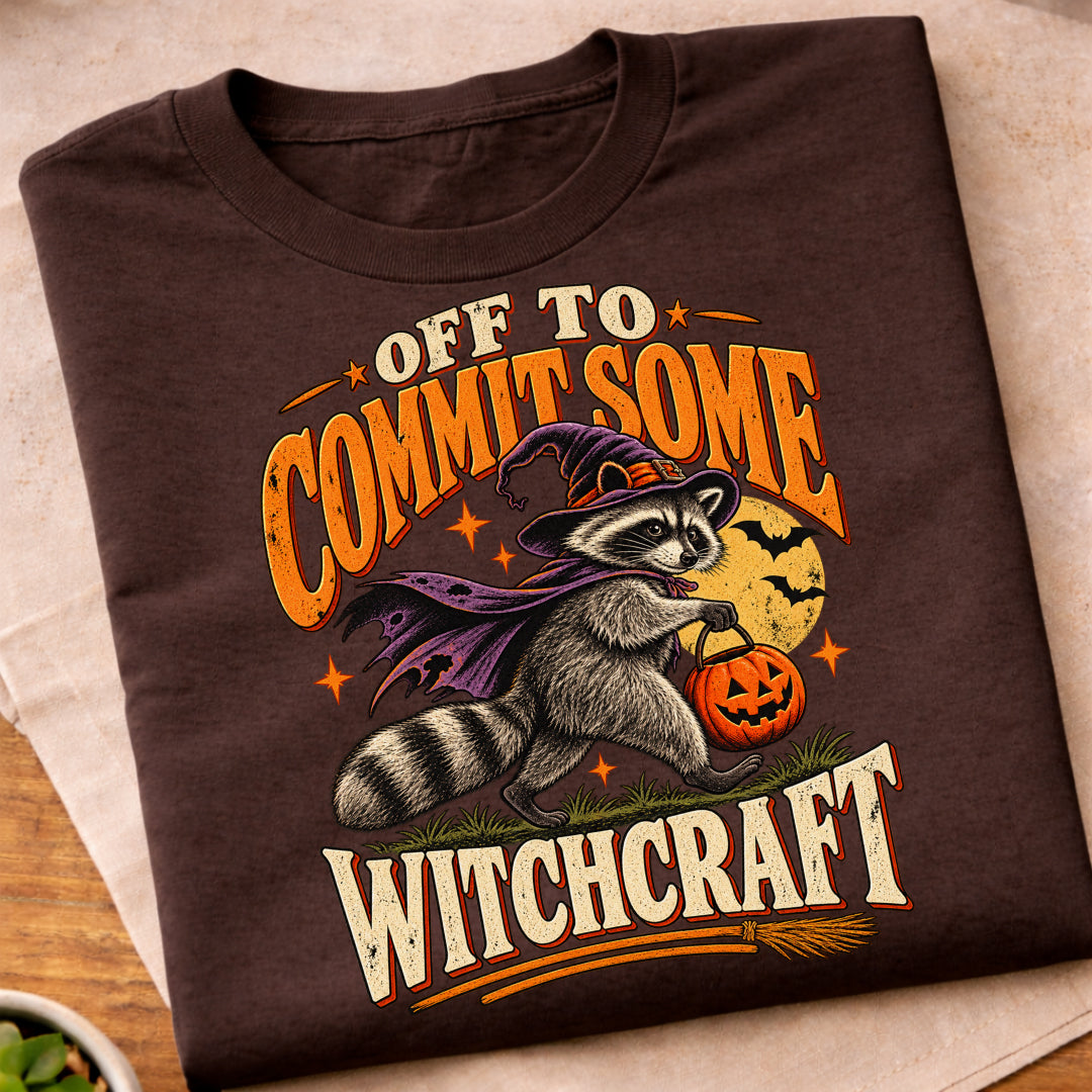 Halloween Witchcraft Warning T-Shirt