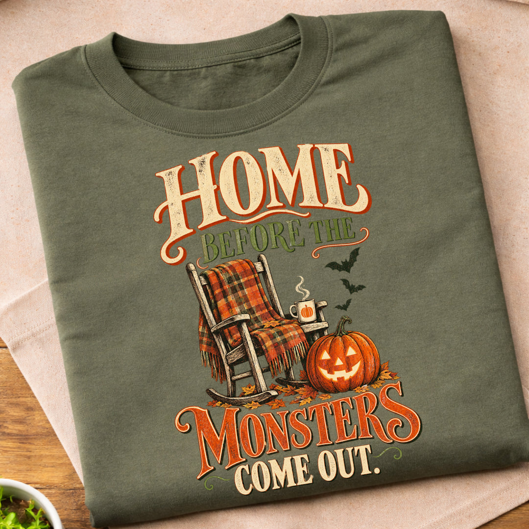 Home Monsters Halloween T-Shirt