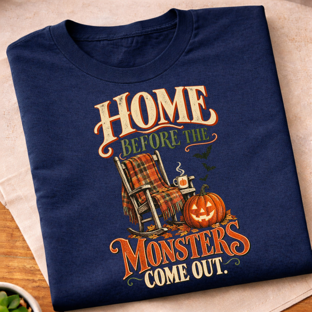 Home Monsters Halloween T-Shirt
