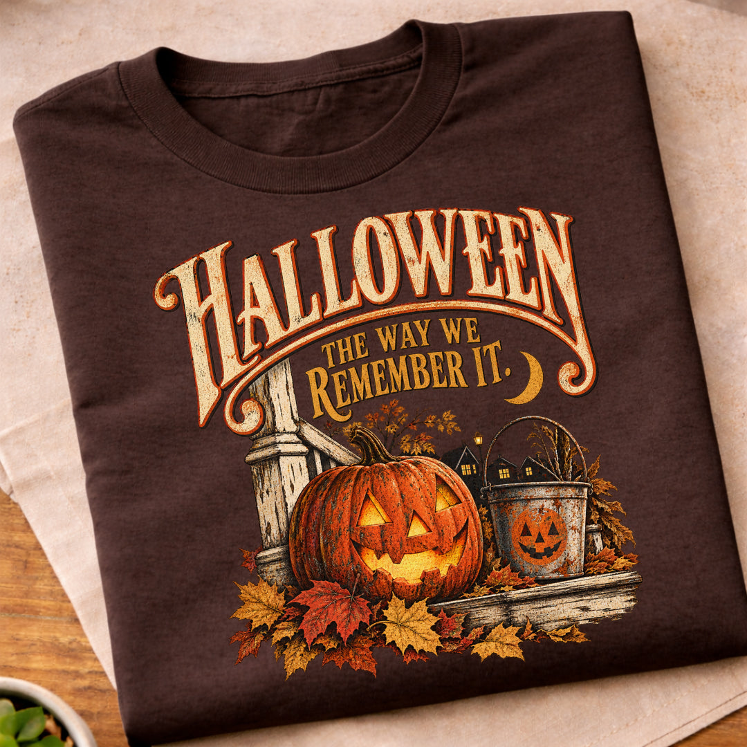 Halloween Remember It Pumpkin T-Shirt