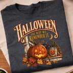 Halloween Remember It Pumpkin T-Shirt
