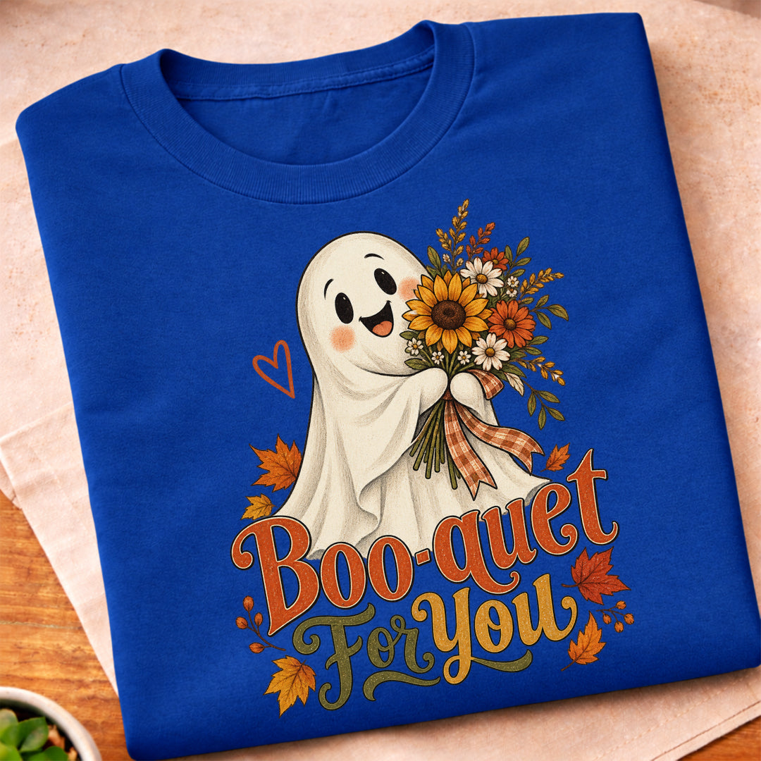 Boo-Quet Ghost Flowers T-Shirt