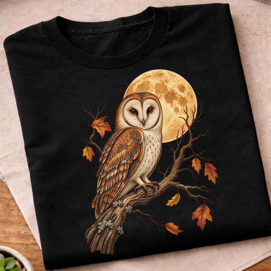 Owl Harvest Moon T-Shirt