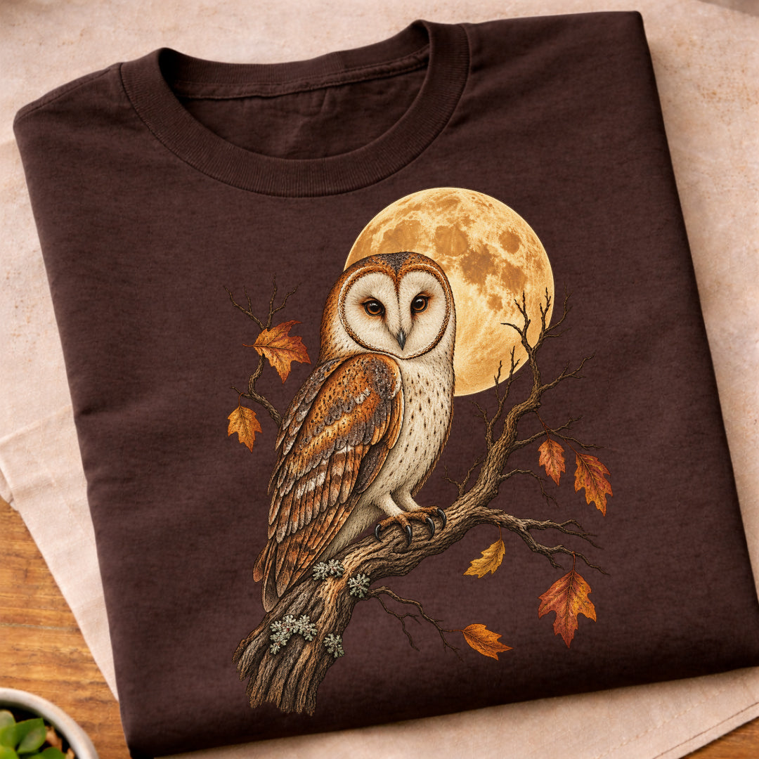 Owl Harvest Moon T-Shirt