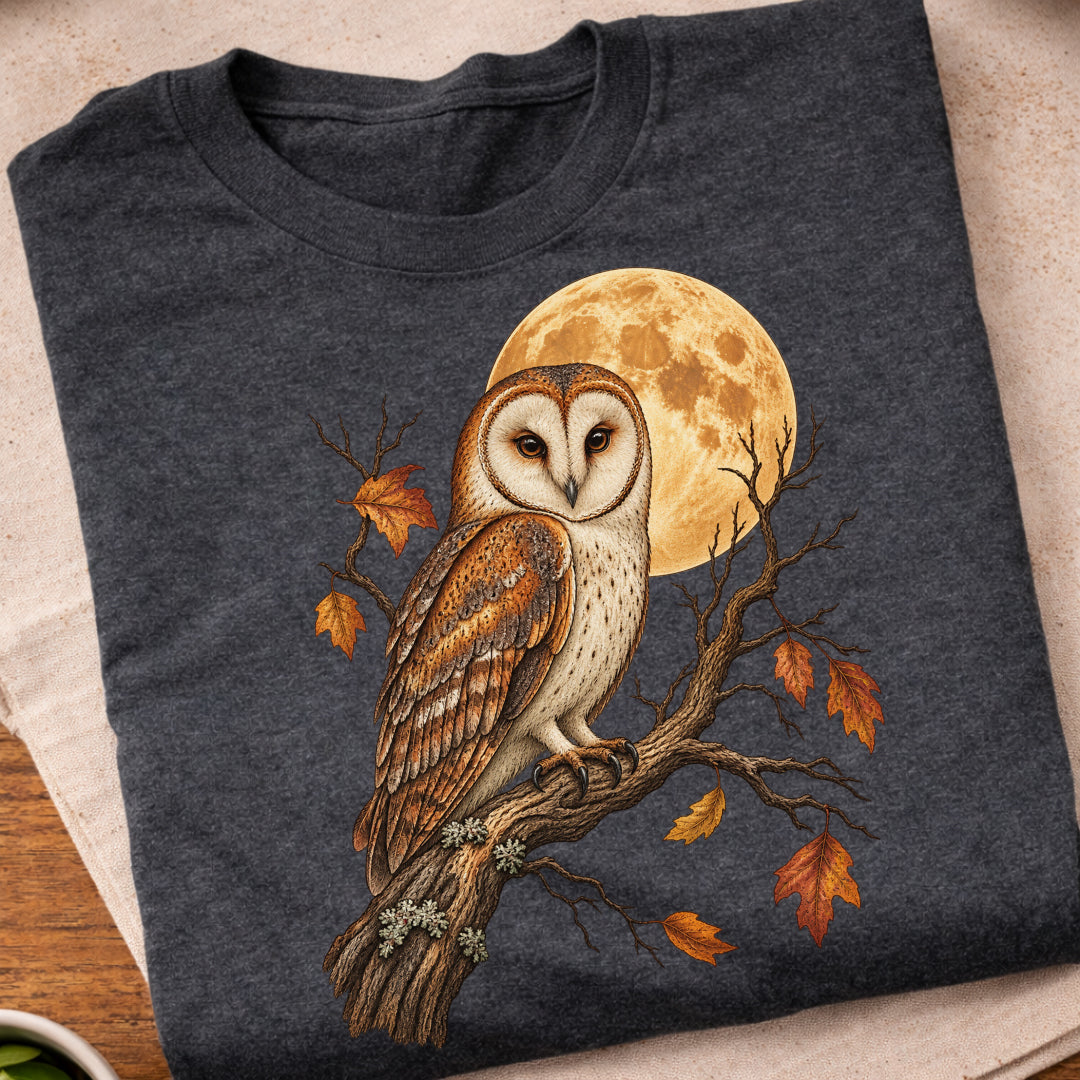 Owl Harvest Moon T-Shirt
