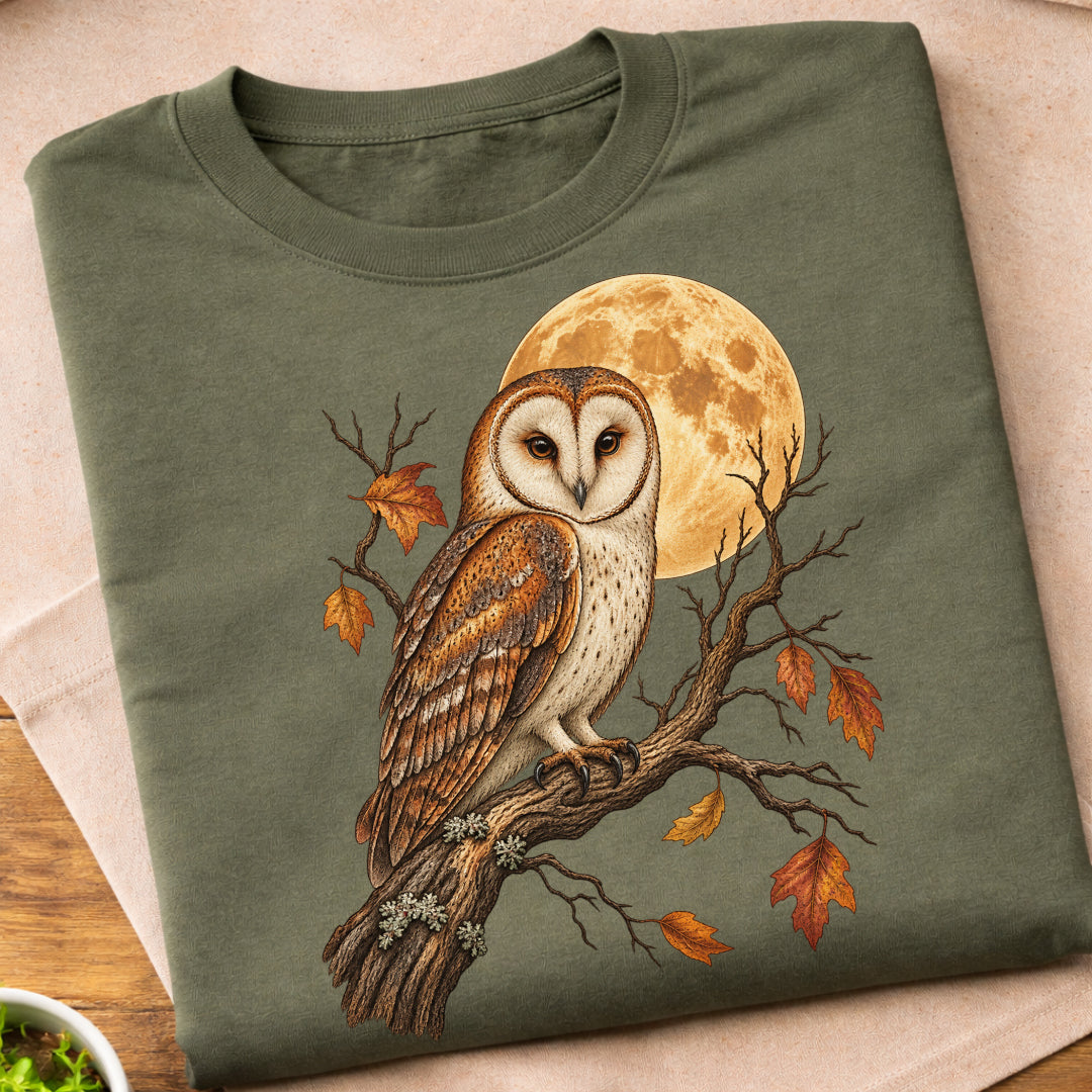 Owl Harvest Moon T-Shirt
