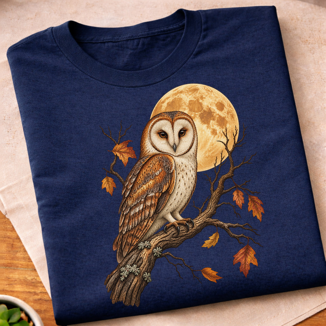 Owl Harvest Moon T-Shirt