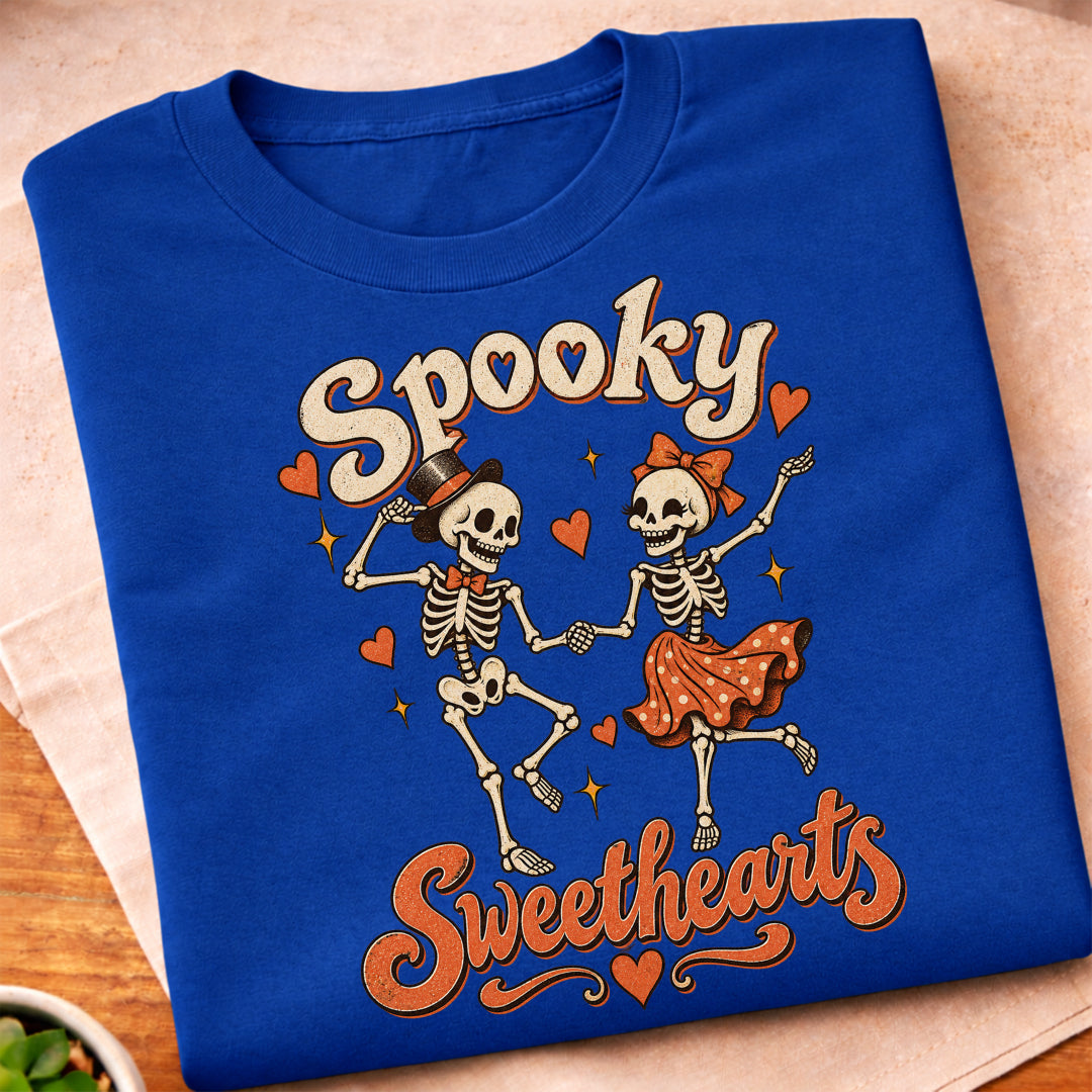 Spooky Skeleton Sweethearts T-Shirt