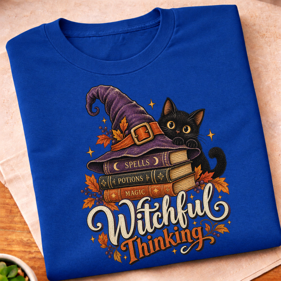 Witchful Thinking Black Cat T-Shirt