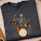 Skeleton Drum Kit T-Shirt