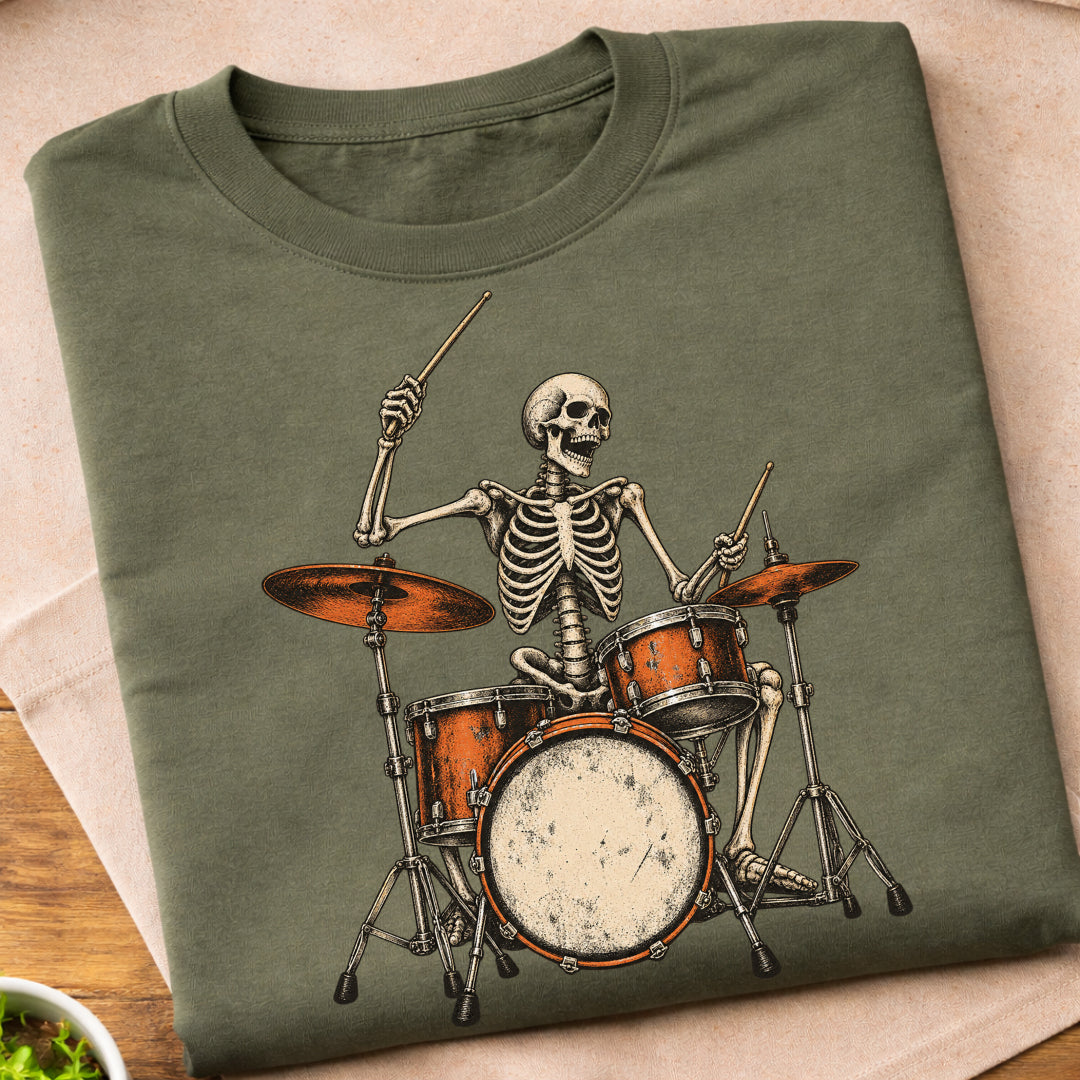 Skeleton Drum Kit T-Shirt