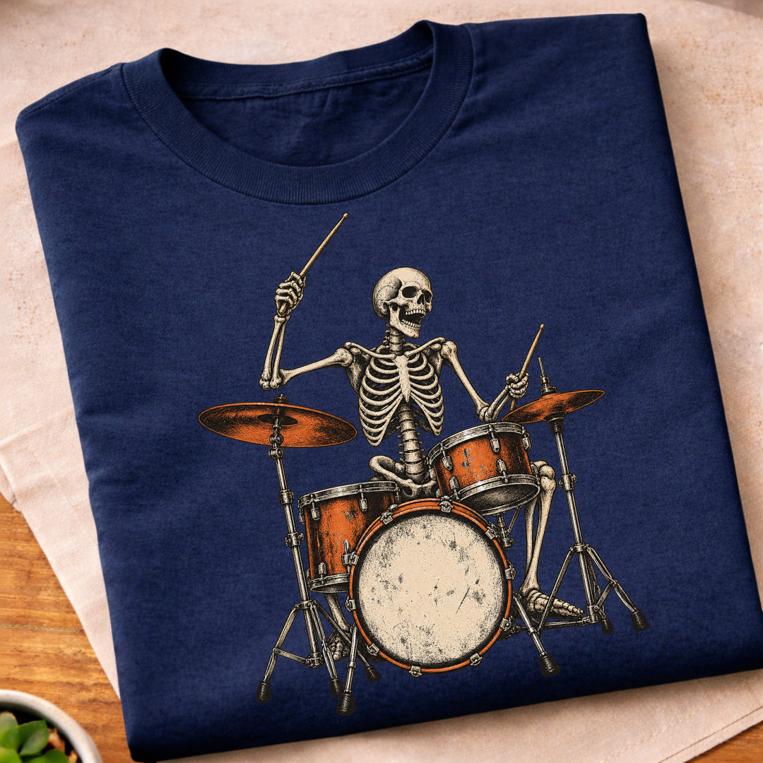 Skeleton Drum Kit T-Shirt