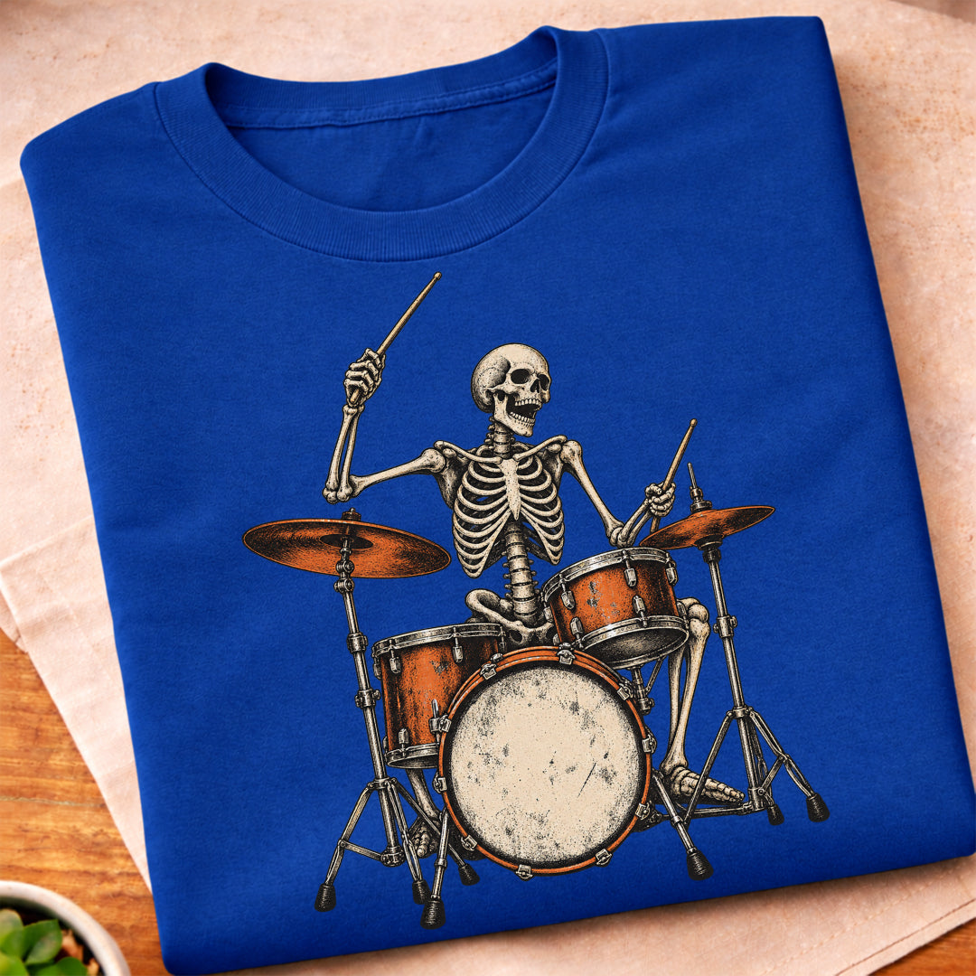 Skeleton Drum Kit T-Shirt