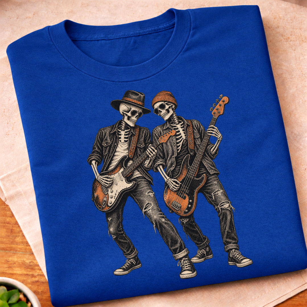 Skeleton Rock Band T-Shirt