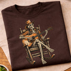Skeleton Acoustic Guitar T-Shirt