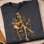 Skeleton Acoustic Guitar T-Shirt