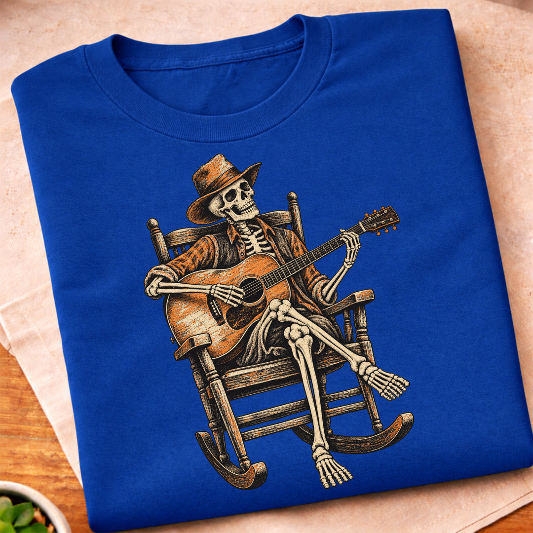 Skeleton Acoustic Guitar T-Shirt