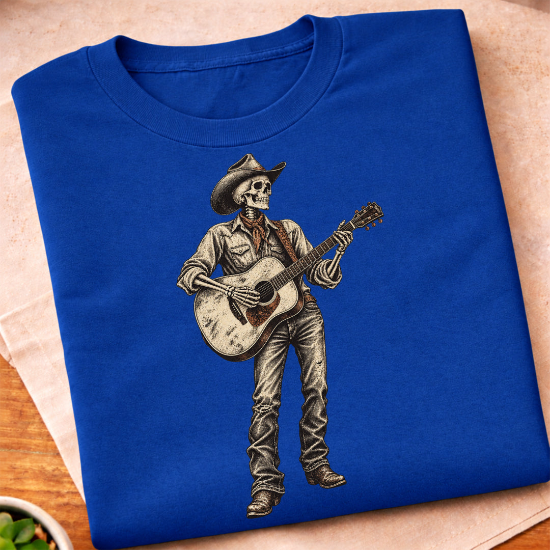 Skeleton Guitar Player T-Shirt