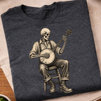 Skeleton Banjo Player T-Shirt