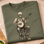 Skeleton Banjo Player T-Shirt