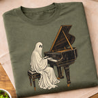Ghost Piano Musician T-Shirt