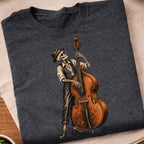 Skeleton Upright Bass T-Shirt