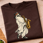 Ghost Saxophone Player T-Shirt