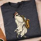 Ghost Saxophone Player T-Shirt