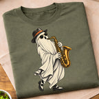Ghost Saxophone Player T-Shirt