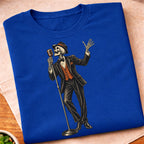 Skeleton Crooner Singer T-Shirt
