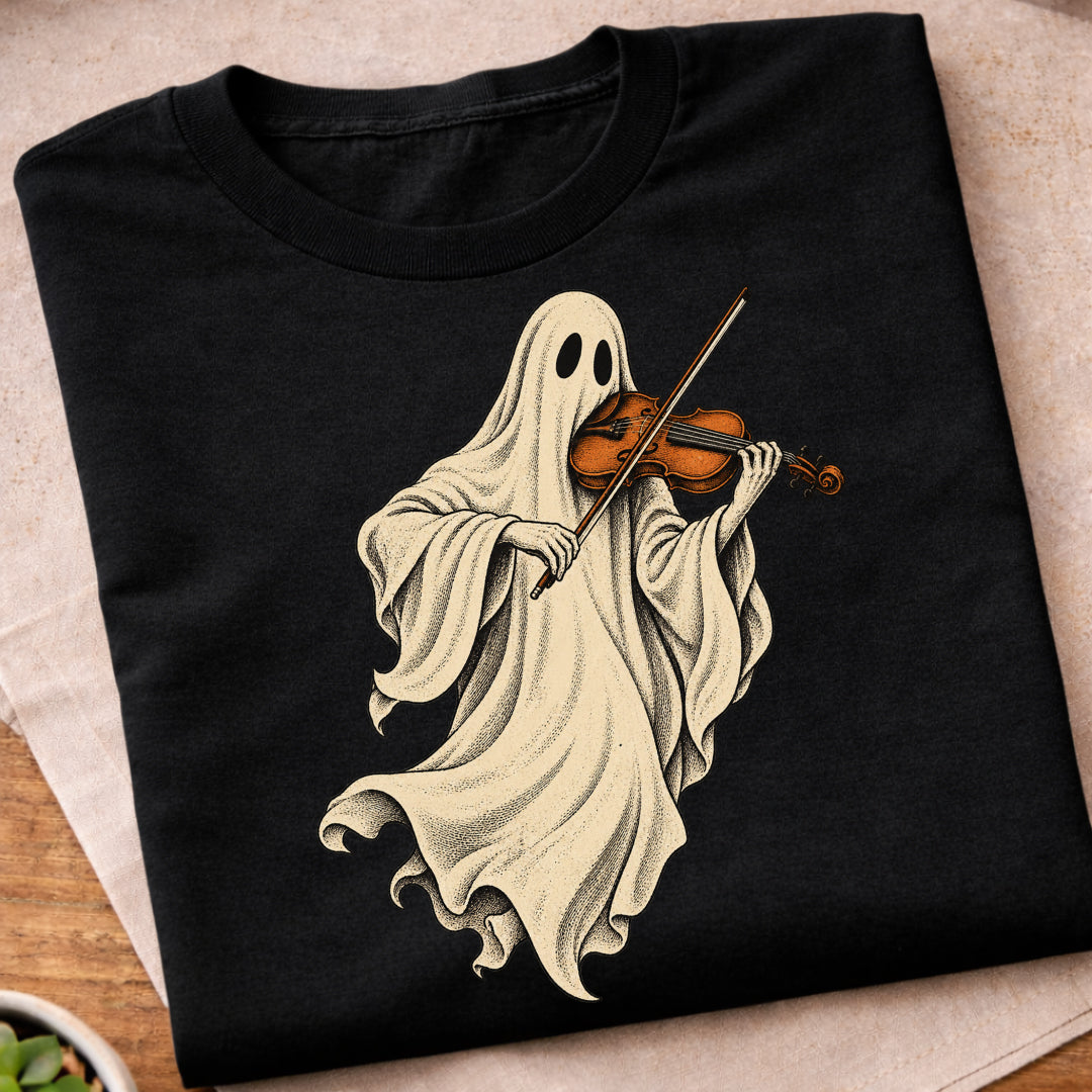 Ghost Violin Player T-Shirt